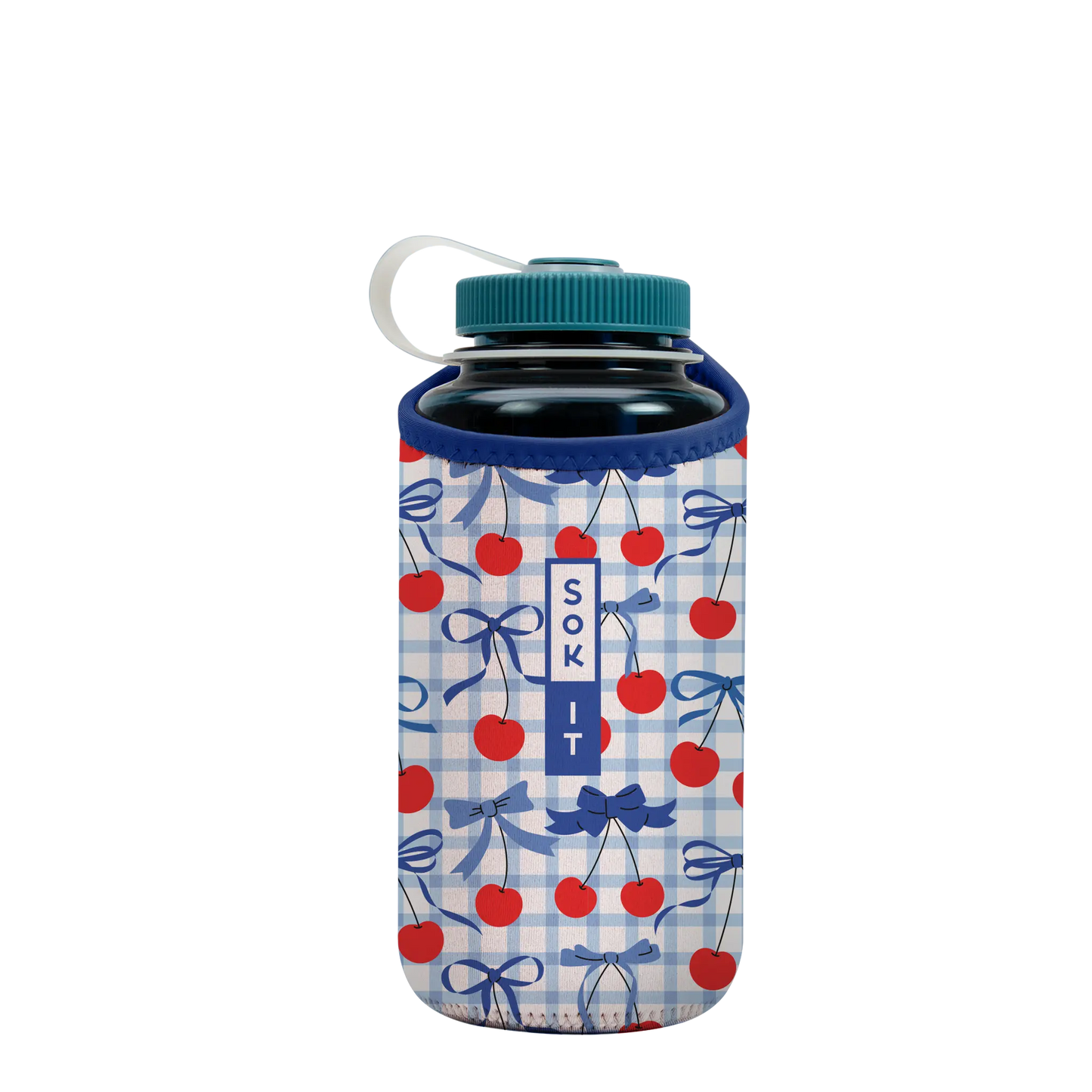 Suitable for style milk bottle cherry print cup sleeve