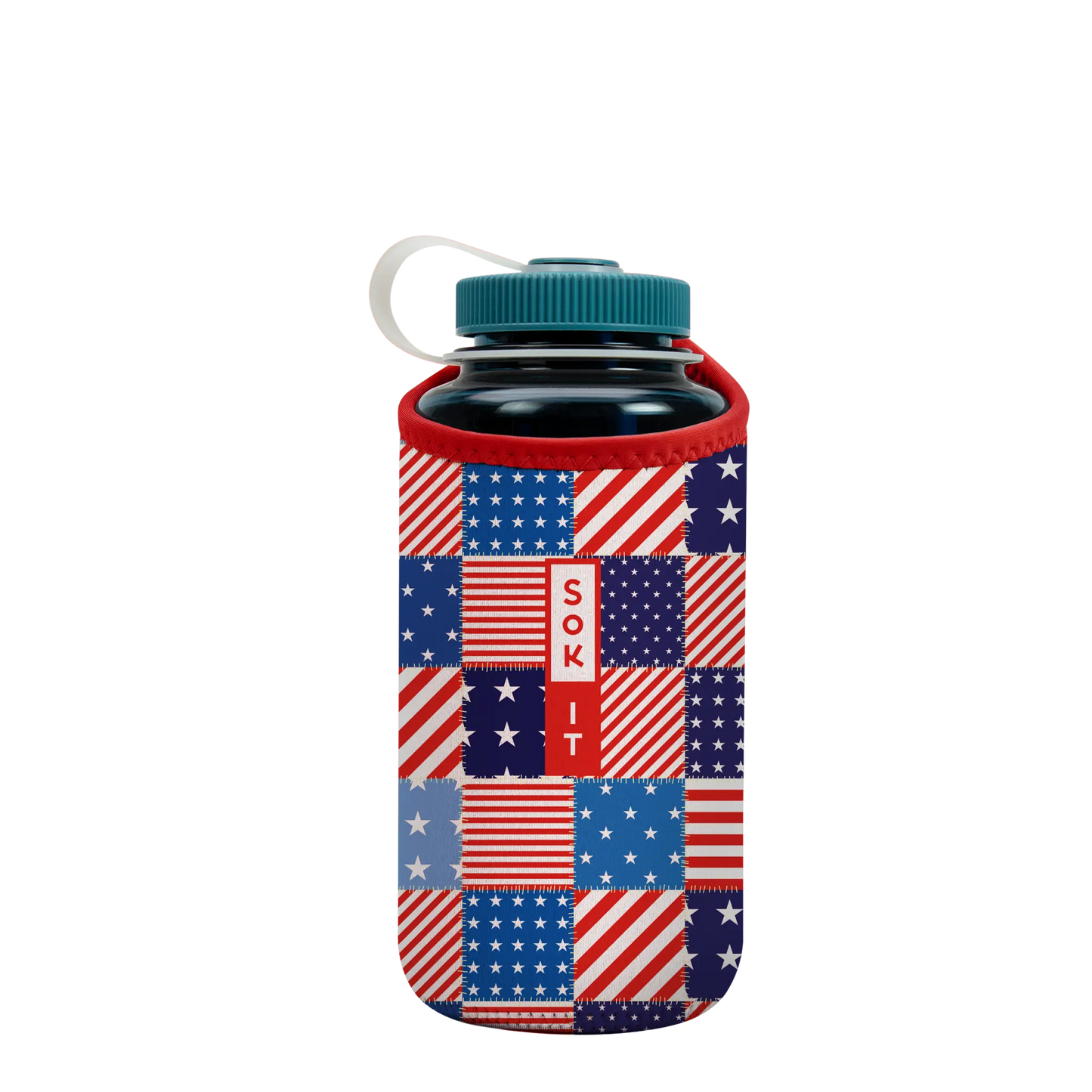 Style Bottle- Patriotic Patchwork